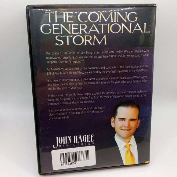 The Coming Generational Storm DVD Set Christian Gospel Matthew Hagee Ministries - Picture 2 of 4